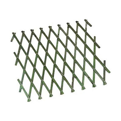 Marco Paul Green 1.8M X 0.9M Heavy Duty Plant Support Wooden Expanding Trellis from B&Q