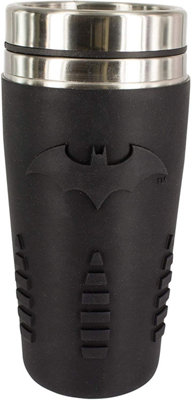 Batman Travel Mug With Silicone Grip, Officially Licensed Dc Comics Drinkware, Paladone