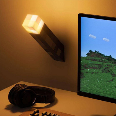 Exclusive Minecraft Light-Up Wall Torch from B&Q