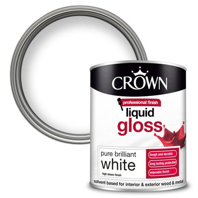 Crown White Liquid Gloss Pure Brilliant 750Ml