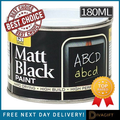 151 Coatings Matt Paint 180Ml Black (744007)