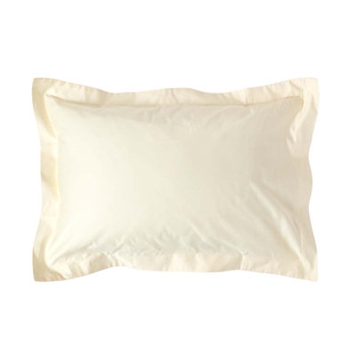 Homescapes Egyptian Cotton Oxford Pillowcase 1000 Tc Cream