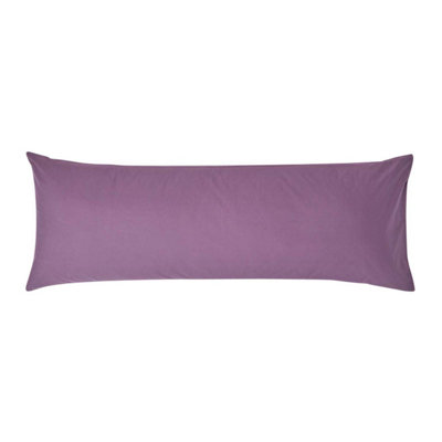 Homescapes Grape Egyptian Cotton Housewife Body Pillowcase 200 Tc