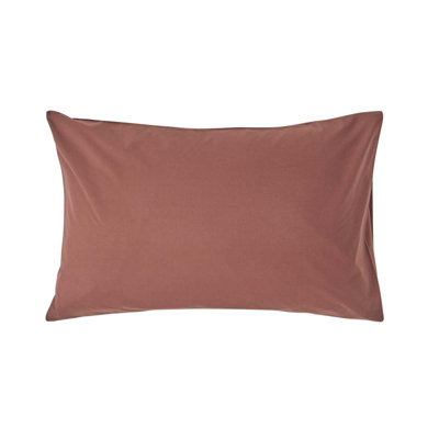 Homescapes Chocolate Egyptian Cotton Housewife Pillowcase 200 Tc