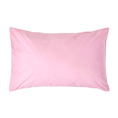 Homescapes Pink Egyptian Cotton Housewife Pillowcase 200 Tc