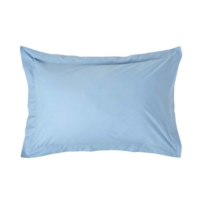 Homescapes Egyptian Cotton Oxford Pillowcase 200 Tc Blue