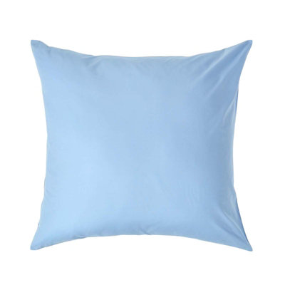 Homescapes Continental Egyptian Cotton Pillowcase 200 Tc, 80 X 80 Cm Blue