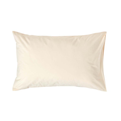 Homescapes Egyptian Cotton Housewife Pillowcase 200 Tc Standard Size Cream