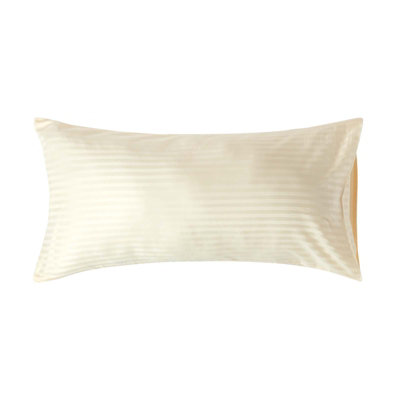 Homescapes Pastel Egyptian Cotton Ultrasoft Housewife Pillowcase 330 Tc, King Size Yellow