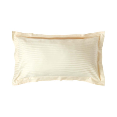 Homescapes Pastel Egyptian Cotton Ultrasoft King Size Oxford Pillowcase 330 Tc Yellow