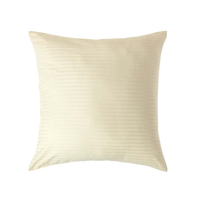 Homescapes Pastel Continental Egyptian Cotton Pillowcase 330 Tc, 80 X 80 Cm Yellow