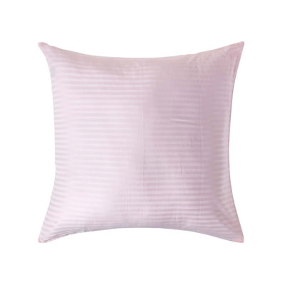 Homescapes Continental Egyptian Cotton Pillowcase 330 Tc, 80 X 80 Cm Pink