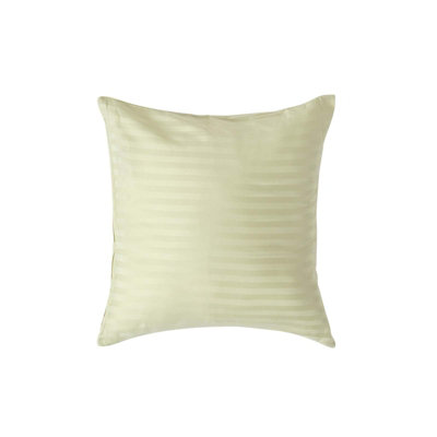 Homescapes Sage Continental Egyptian Cotton Pillowcase 330 Tc, 40 X 40 Cm Green