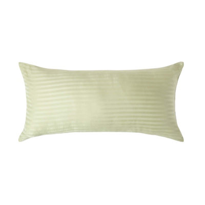 Homescapes Sage Continental Egyptian Cotton Pillowcase 330 Tc, 40 X 80 Cm Green