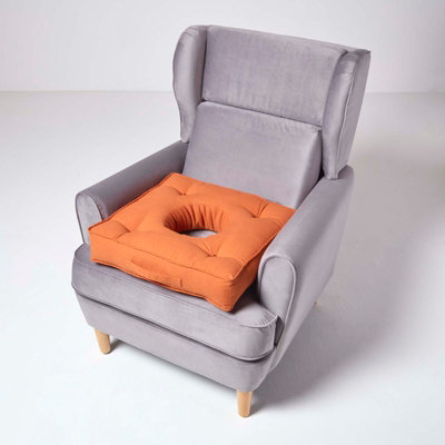 Homescapes Terracotta Pressure Relief Armchair Booster Cushion from B&Q