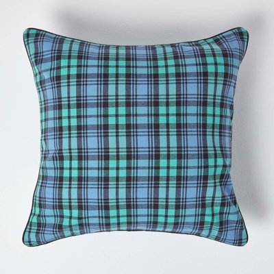Homescapes Cotton Black Watch Tartan Cushion Cover60 X 60 Cm from B&Q