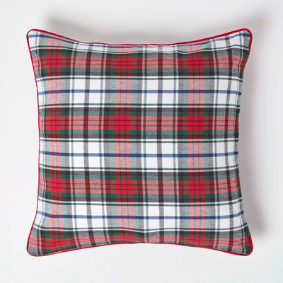 Homescapes Cotton Macduff Tartan Cushion Cover60 X 60 Cm from B&Q