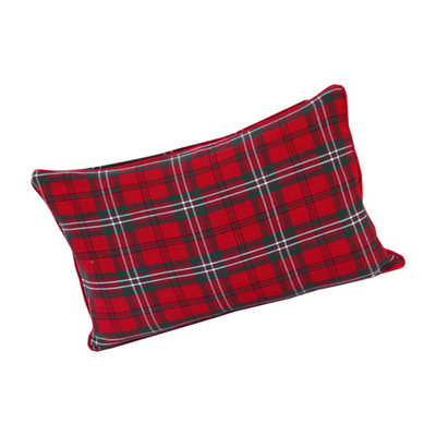 Homescapes Cotton Edward Tartan Cushion Cover30 X 50 Cm from B&Q