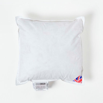 Homescapes Luxury Duck Feather Cushion Pads Or Inserts 30 X 30 Cm (12 X 12") Bounce Back Generously Filled Inner PadsFillers from B&Q