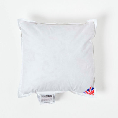 Homescapes Luxury Duck Feather Cushion Pads Or Inserts 35 X 35 Cm (14 X 14") Bounce Back Generously Filled Inner PadsFillers from B&Q