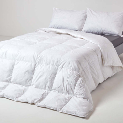 B&Q -  Goose Feather And Down All Seasons Super King Size Duvet