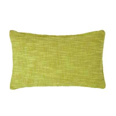 Homescapes Nirvana Cotton Rectangular Cushion Cover, 30 X 50 Cm Green