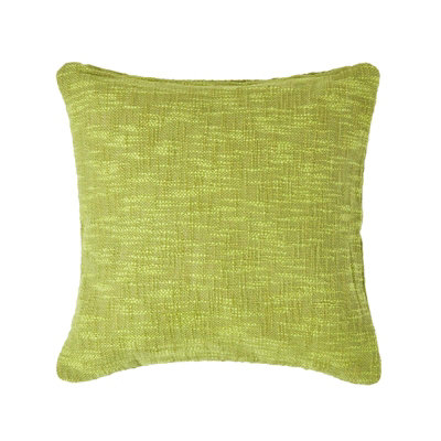 Homescapes Nirvana Cotton Cushion Cover, 45 X 45 Cm Green