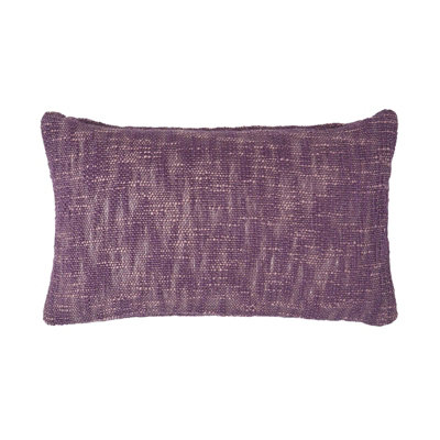 Homescapes Nirvana Cotton Rectangular Cushion Cover, 30 X 50 Cm Mauve