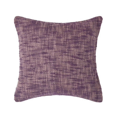 Homescapes Nirvana Cotton Cushion Cover, 45 X 45 Cm Mauve