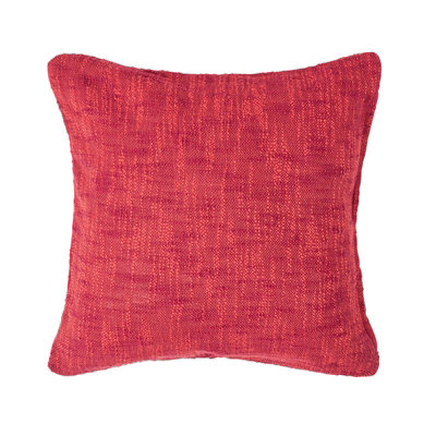 Homescapes Nirvana Cotton Cushion Cover, 45 X 45 Cm Orange