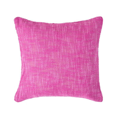 Homescapes Nirvana Cotton Pink Cushion Cover60 X 60 Cm from B&Q