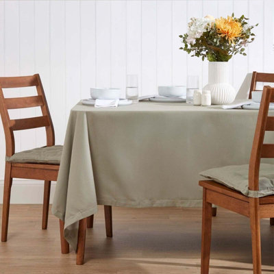 Homescapes Grey Tablecloth 137 X 178 Cm from B&Q