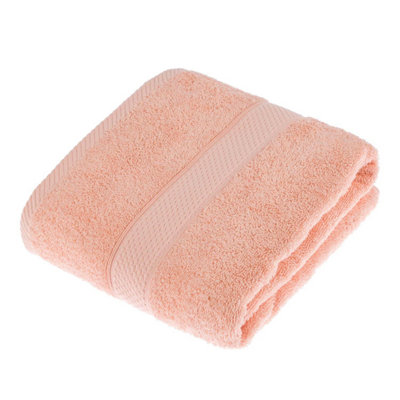 Homescapes Turkish Cotton Peach Bath Towel from B&Q