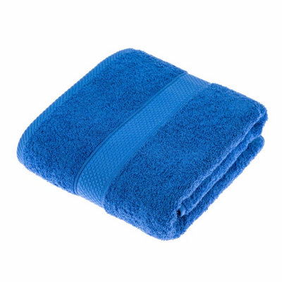 Homescapes Turkish Cotton Royal Blue Bath Towel from B&Q