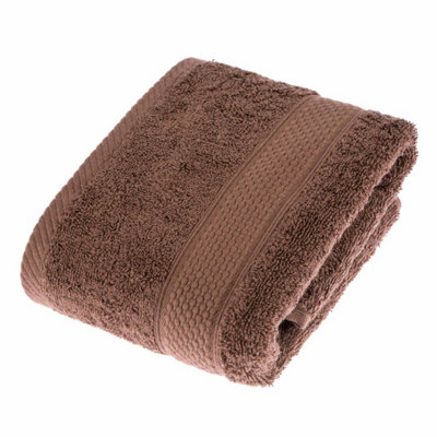 Homescapes Turkish Cotton Chocolate Hand Towel from B&Q