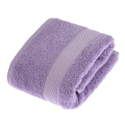 Homescapes Turkish Cotton Lilac Hand Towel from B&Q