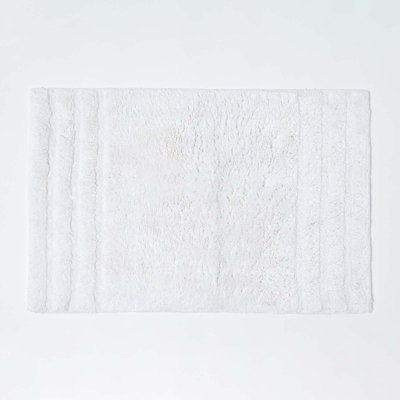 Homescapes Spa Supreme Luxury White Bath Mat from B&Q