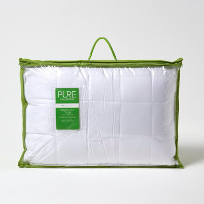 Homescapes Luxury Organic Bamboo Pillow For Side Sleepers from B&Q