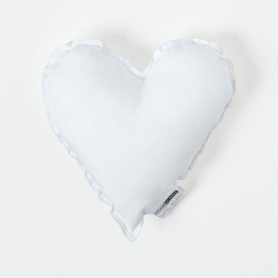 Homescapes Unisex White Super Microfibre Heart Shaped Cushion Pad - Cushion Filler & Inserts In | Size: 30 Cm X 30 Cm - Image 7