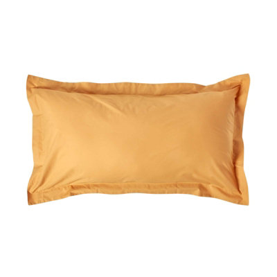 Homescapes Yellow Mustard Egyptian Cotton Oxford Pillowcase 200 Tc, King Size