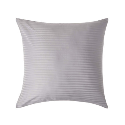 Homescapes Continental Pillowcase Egyptian Cotton 330 Tc, 80 X 80Cm Grey