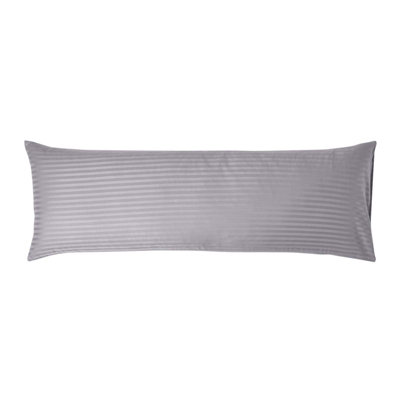 Homescapes Egyptian Cotton Ultrasoft Body Pillowcase 330 Tc Grey
