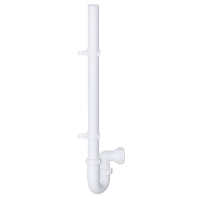 Plumbez Standpipe Trap 40mm For Washing Machine WasteDishwasher And Appliance Trap With 75mm Water SealMulti-Fit Outlet from B&Q