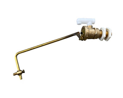 PlumbEZ Adjustable 1/2" Inch Part 2 Ballcock Float Valve For Toilet CisternsHeader Tanks & Troughs Manufactured To Bs1212. from B&Q