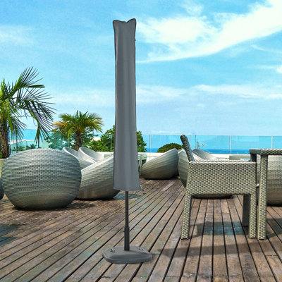 Outsunny Sun Umbrella Parasol Cover Waterproof Weatherproof Outdoor Courtyard from B&Q