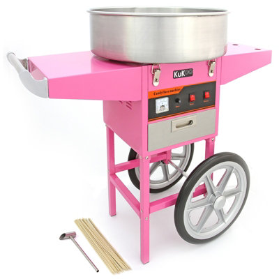 B&Q -  Commercial Cotton Candy Floss Machine & Cart