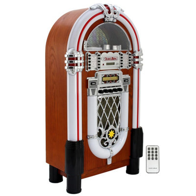 B&Q -  Jukebox Player Retro Stereo Entertainment Centre