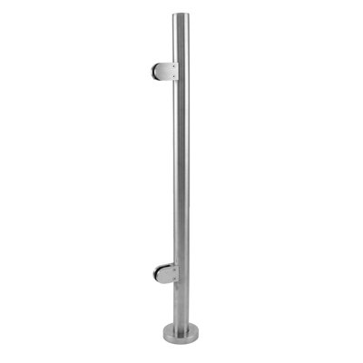 Monstershop Stainless Steel BalustradeEnd Post110Cm H from B&Q
