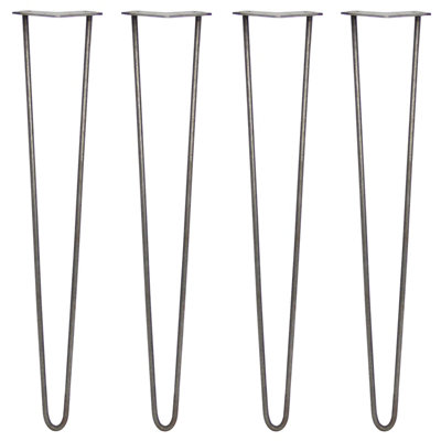 Skiski 4X 28 Hairpin Legs 2 Prong 10Mm Raw Steel - Grey - Image 6