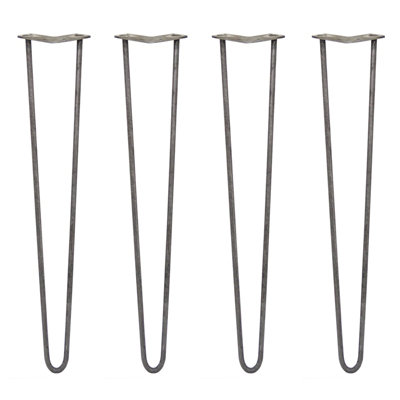Monstershop 4 X Hairpin Leg - 28 - Unfinished - 2 Prong - 12M